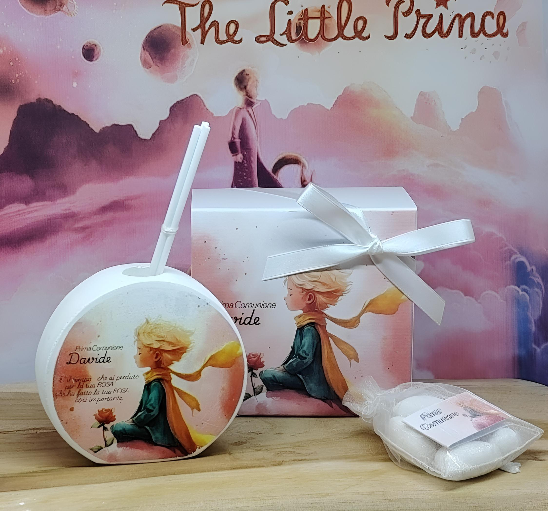Bomboniera profumatore Piccolo Principe personalizzata in ceramica