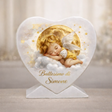 bomboniera cuore per battesimo