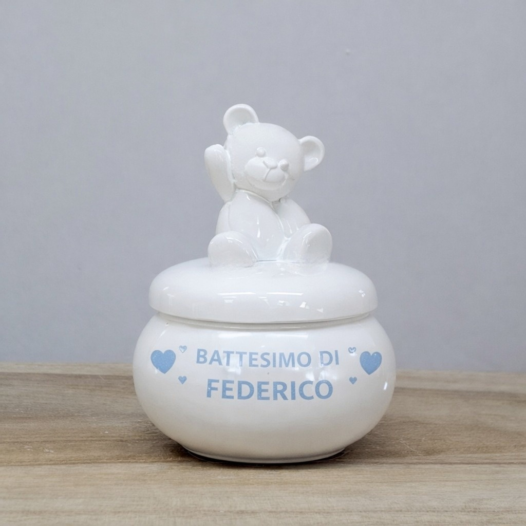 orsetto portagioie battesimo bimbo