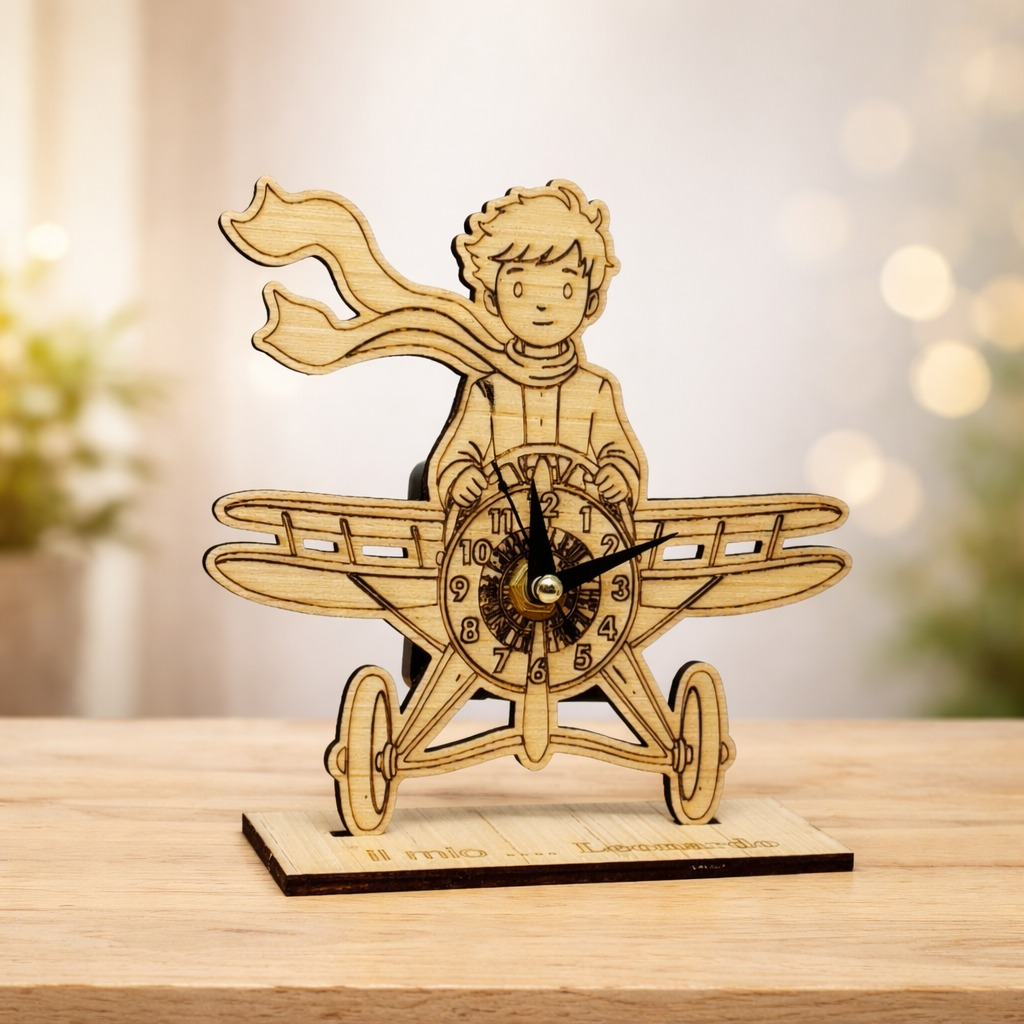bomboniere aereo orologio piccolo principe